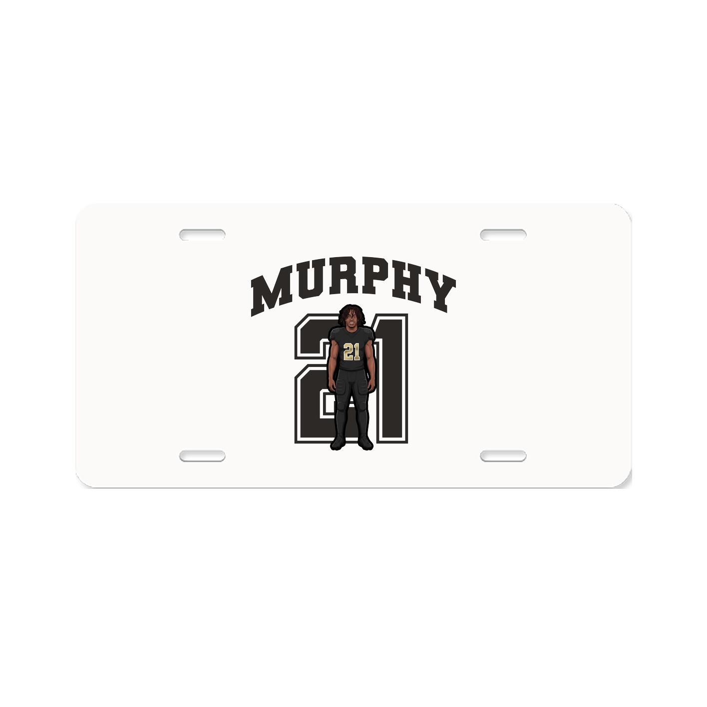 License Plate — Number in Classic