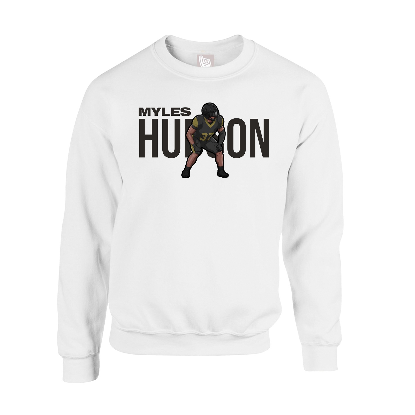 Fleece Crew — Player Name in White