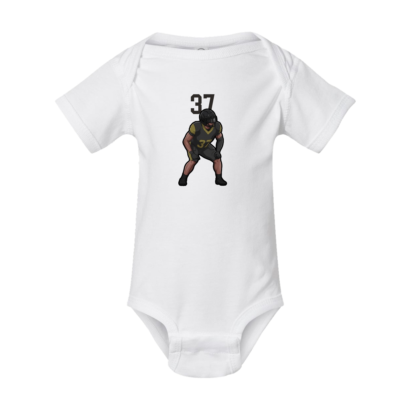 Baby Onesie — Number Top in White