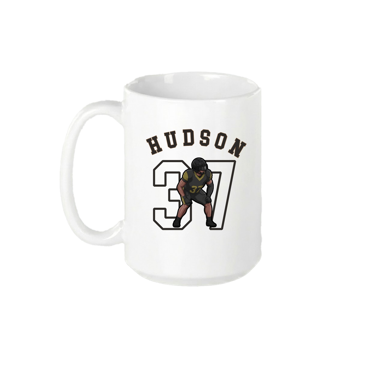 15oz Coffee Mug — Shirsey Arch in White