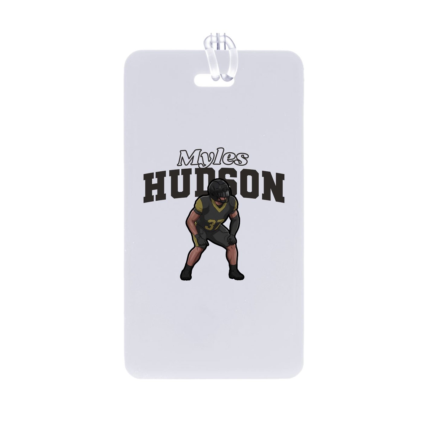 Bag Tag — Name Arch in Classic