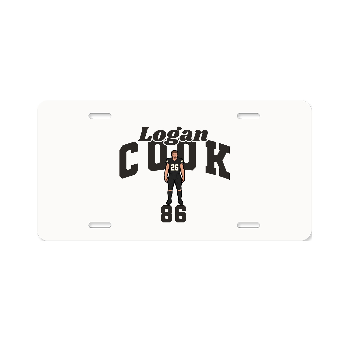 License Plate — Signature Arch in Classic