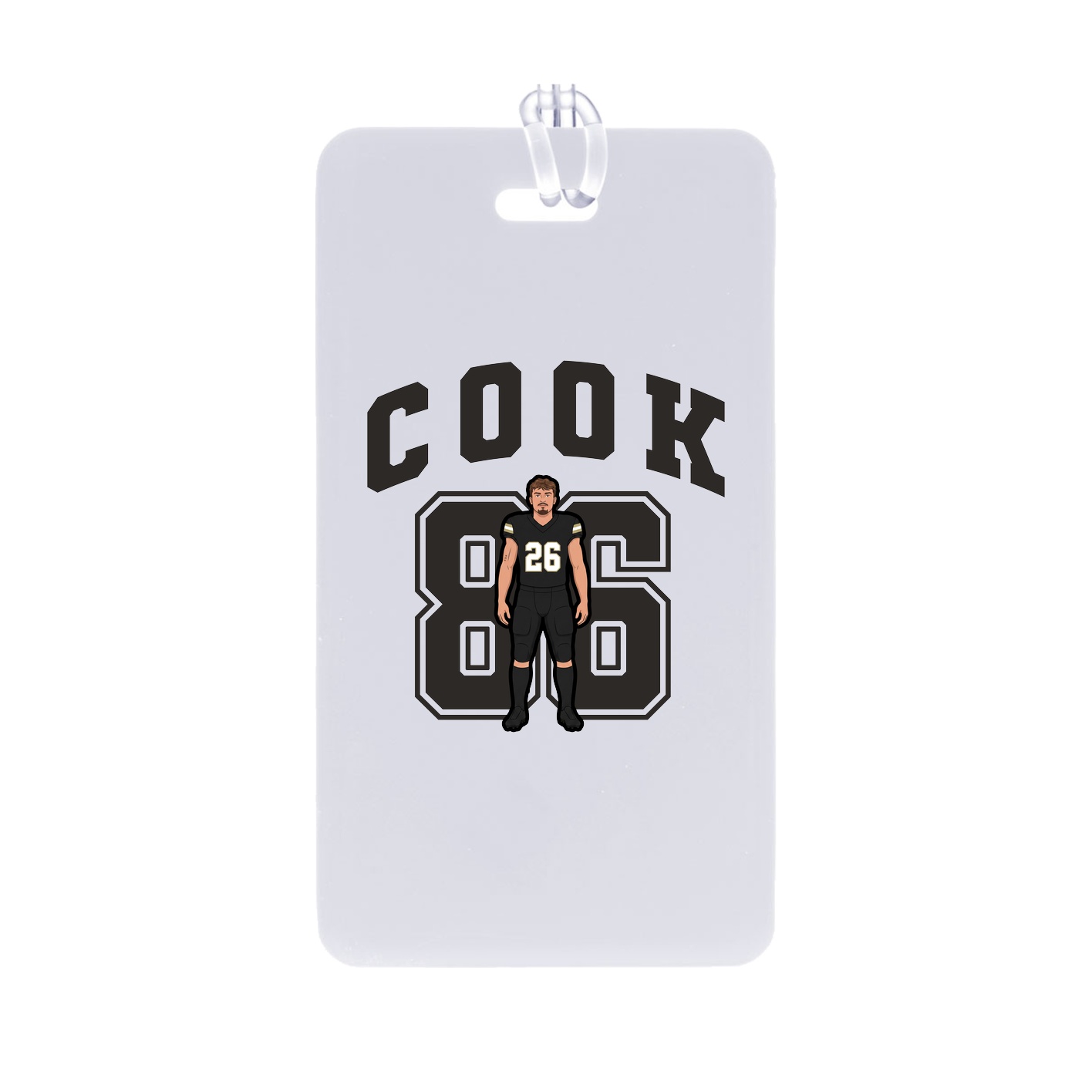 Bag Tag — Number in Classic
