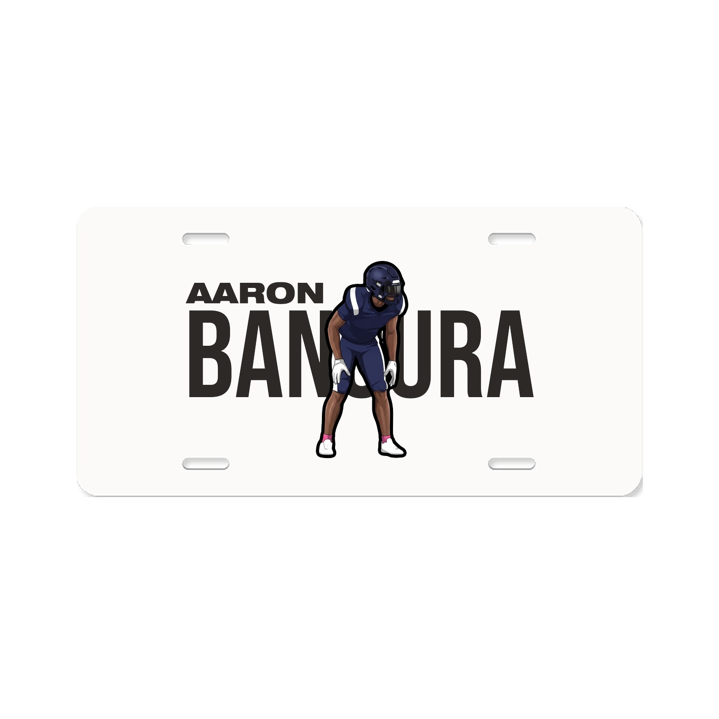 License Plate — Player Name in Classic