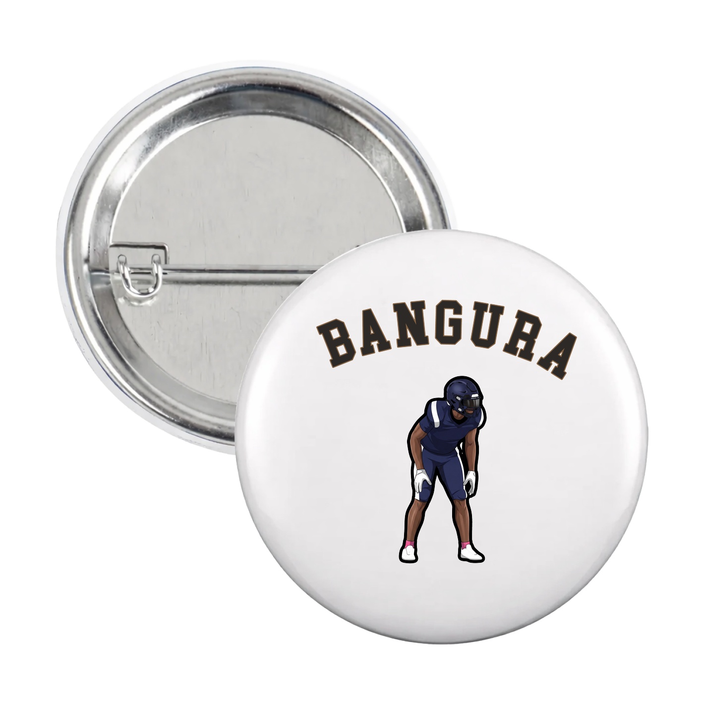Game Day Button — Shirsey Arch in White