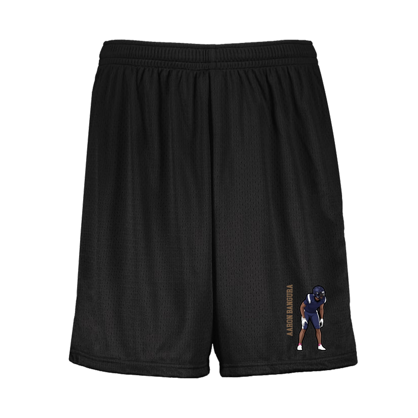 Shorts — Name Vertical in Black