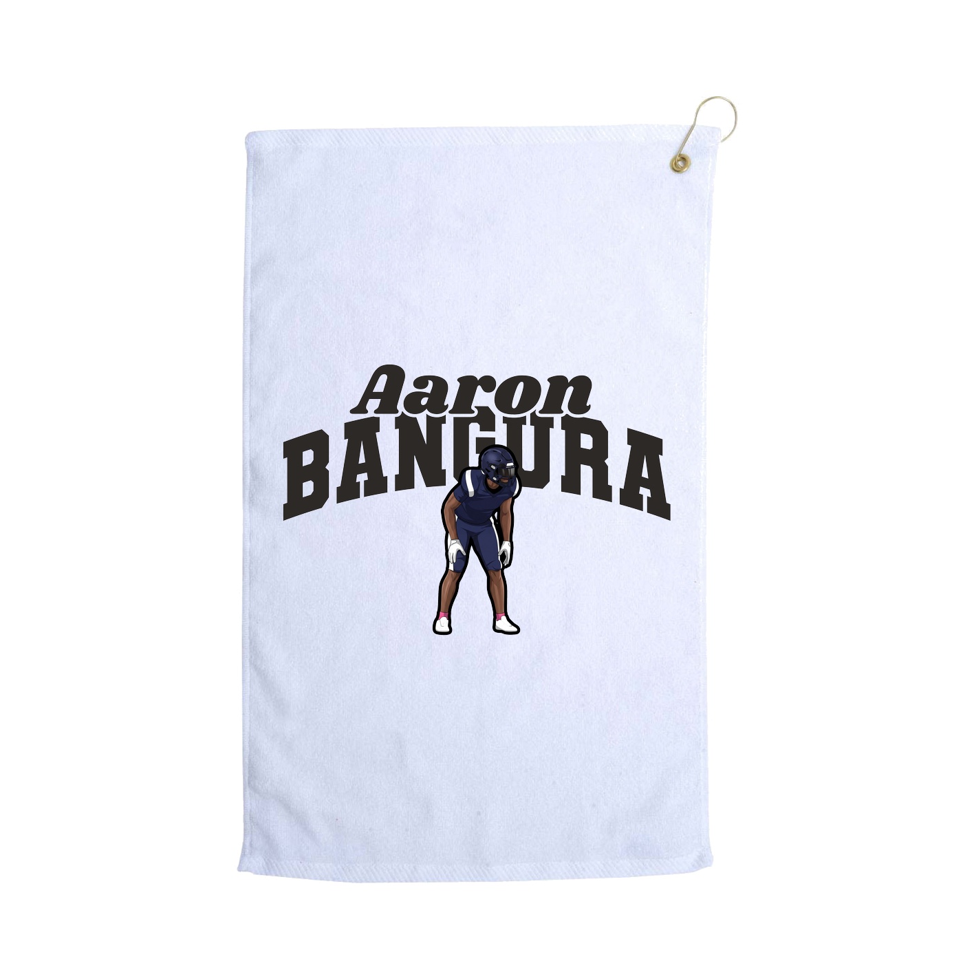 Golf Towel — Signature Arch in White