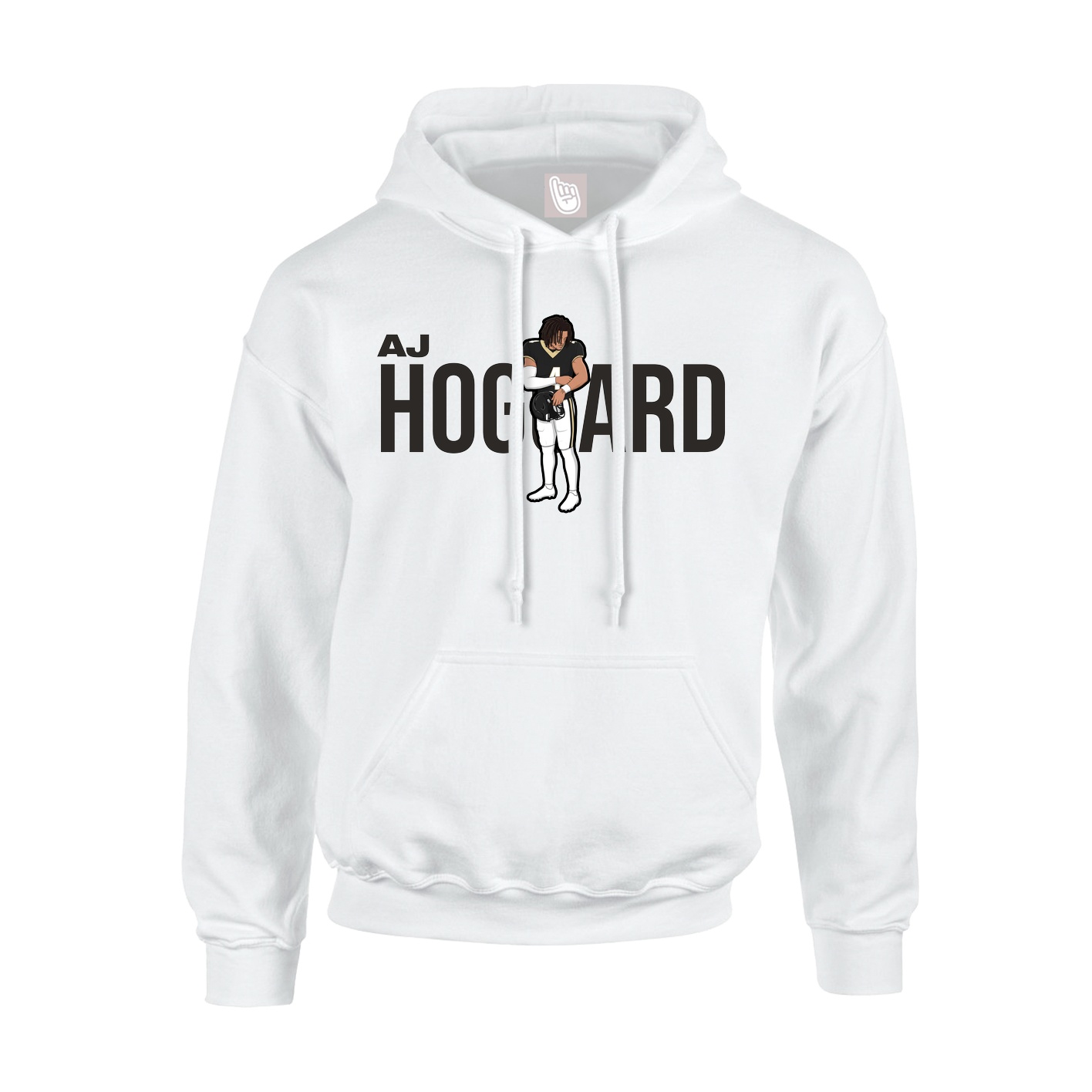 Hoodie — Player Name in White