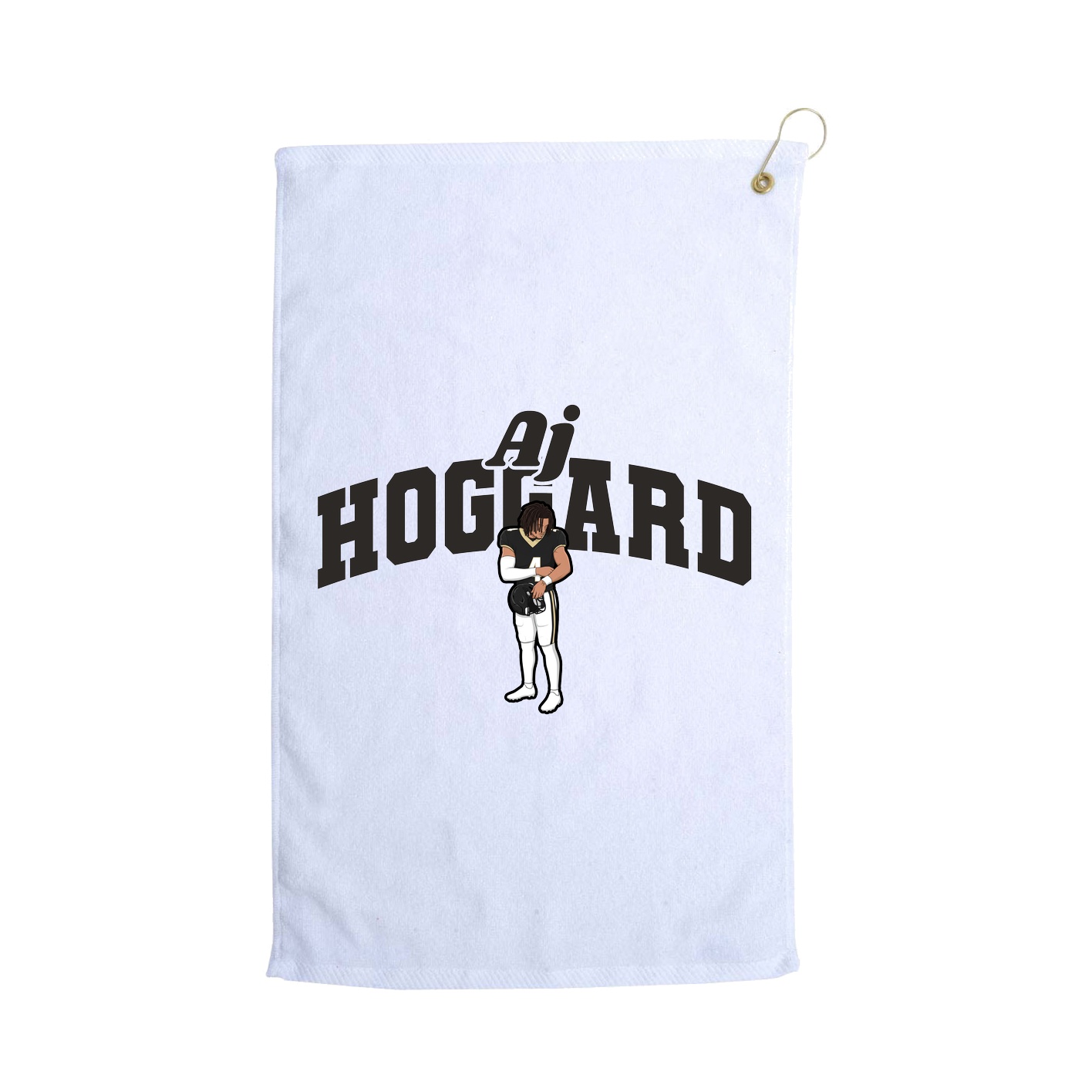 Golf Towel — Signature Arch in White