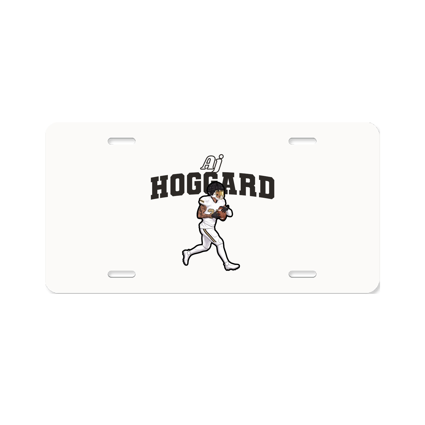 License Plate — Name Arch in Classic