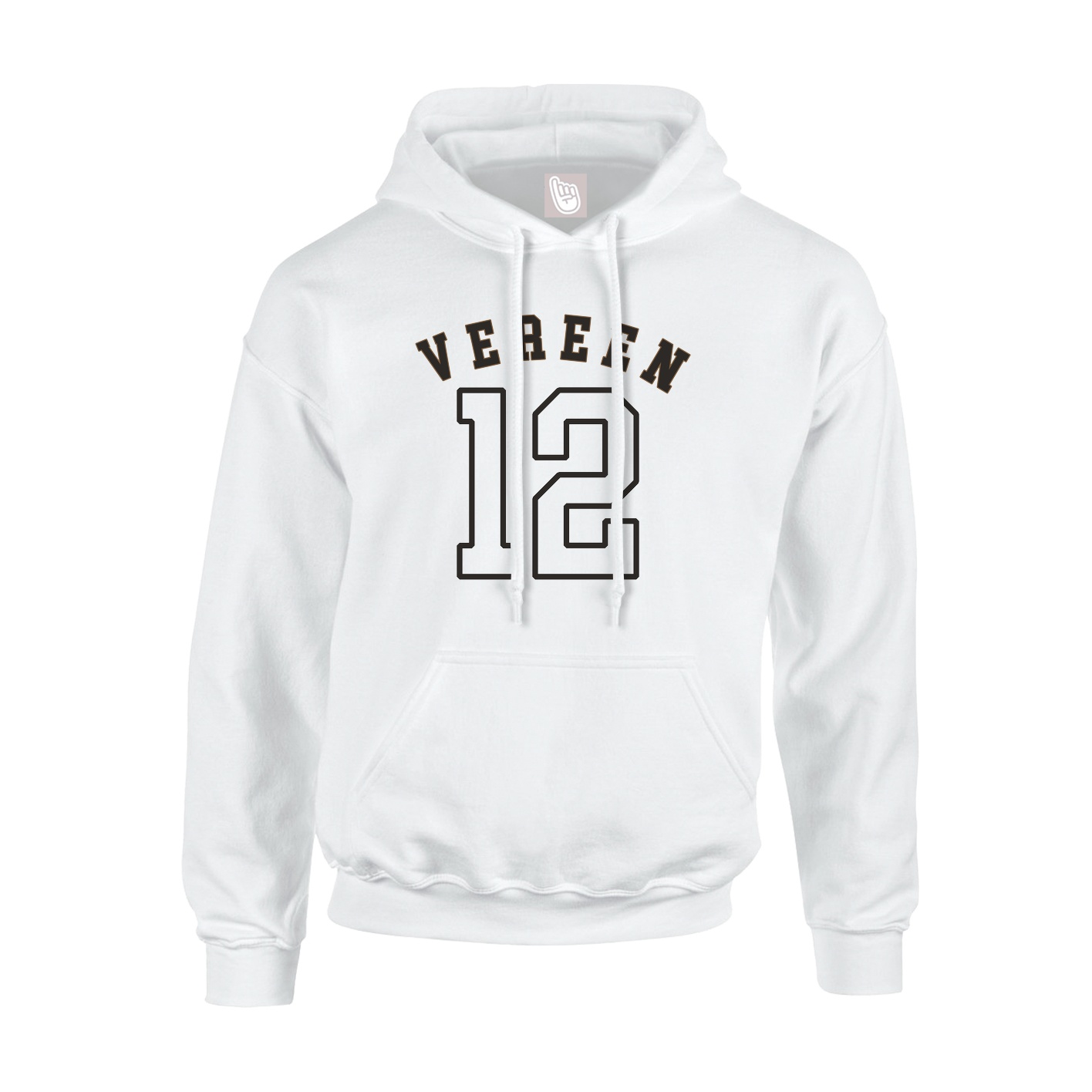 Youth Hoodie — Shirsey Arch in White