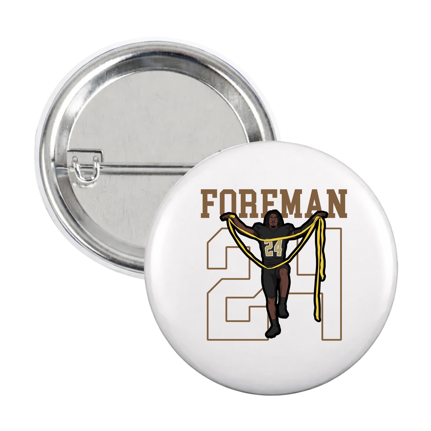 Game Day Button — Shirsey in White