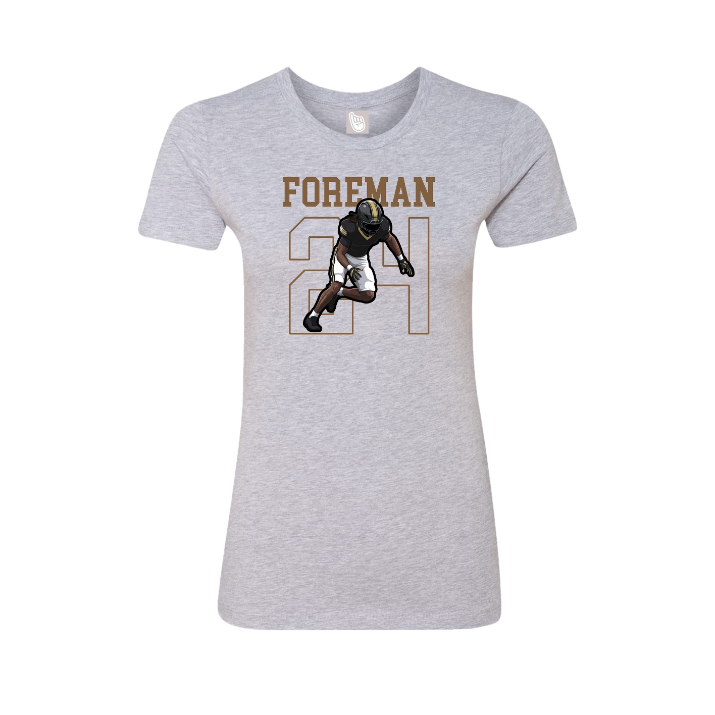 Fitted Women's Tee — Shirsey in Grey