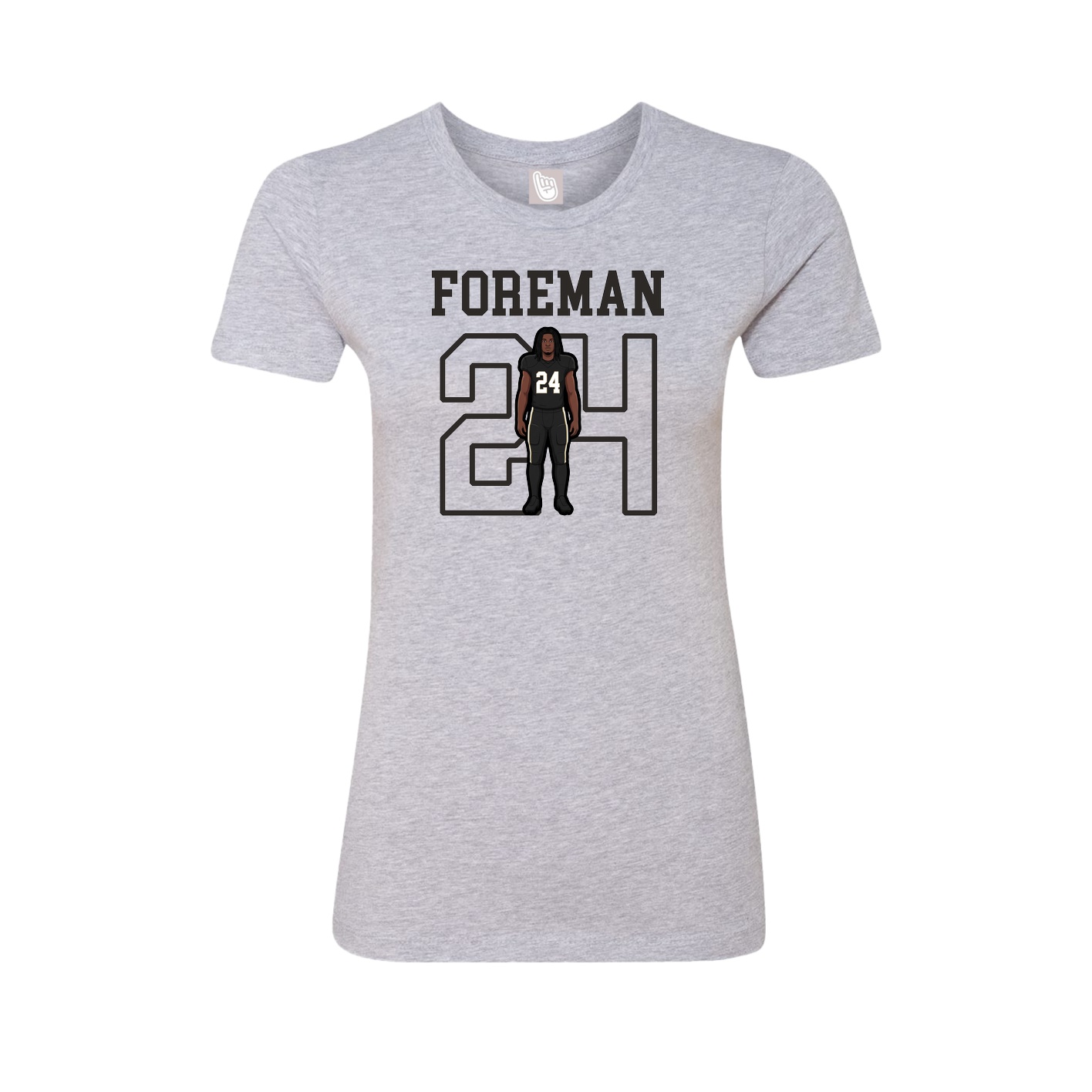 Fitted Women's Tee — Shirsey in Grey