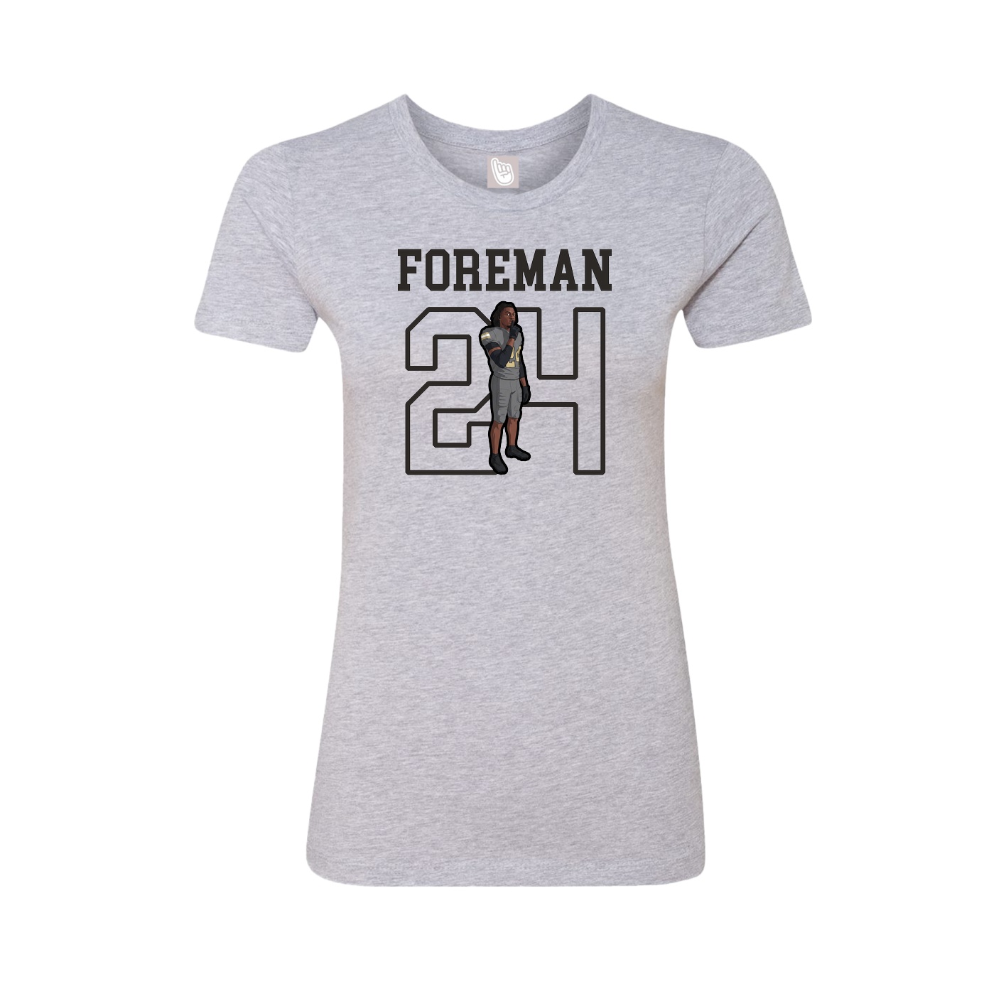 Fitted Women's Tee — Shirsey in Grey