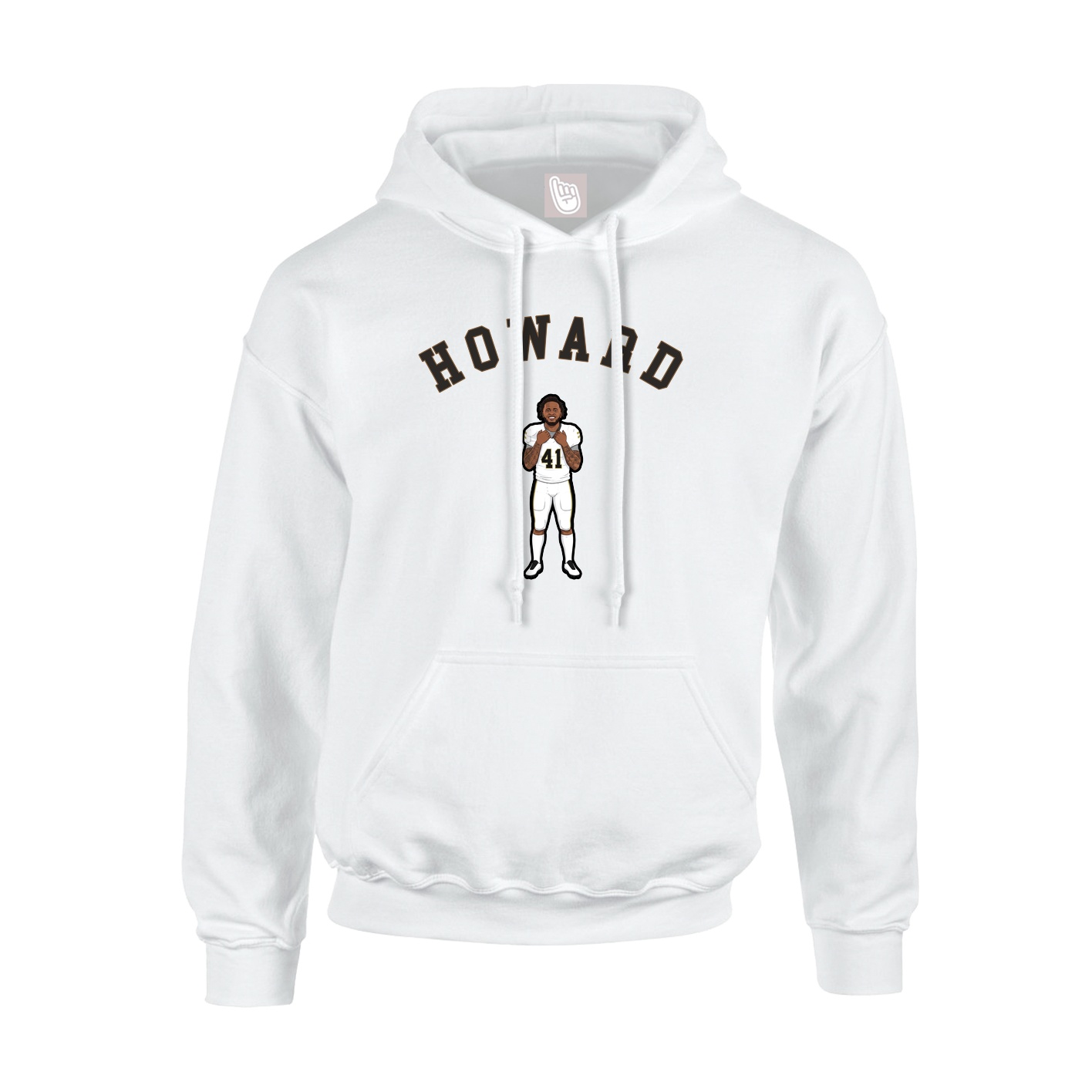 Hoodie — Shirsey Arch in White