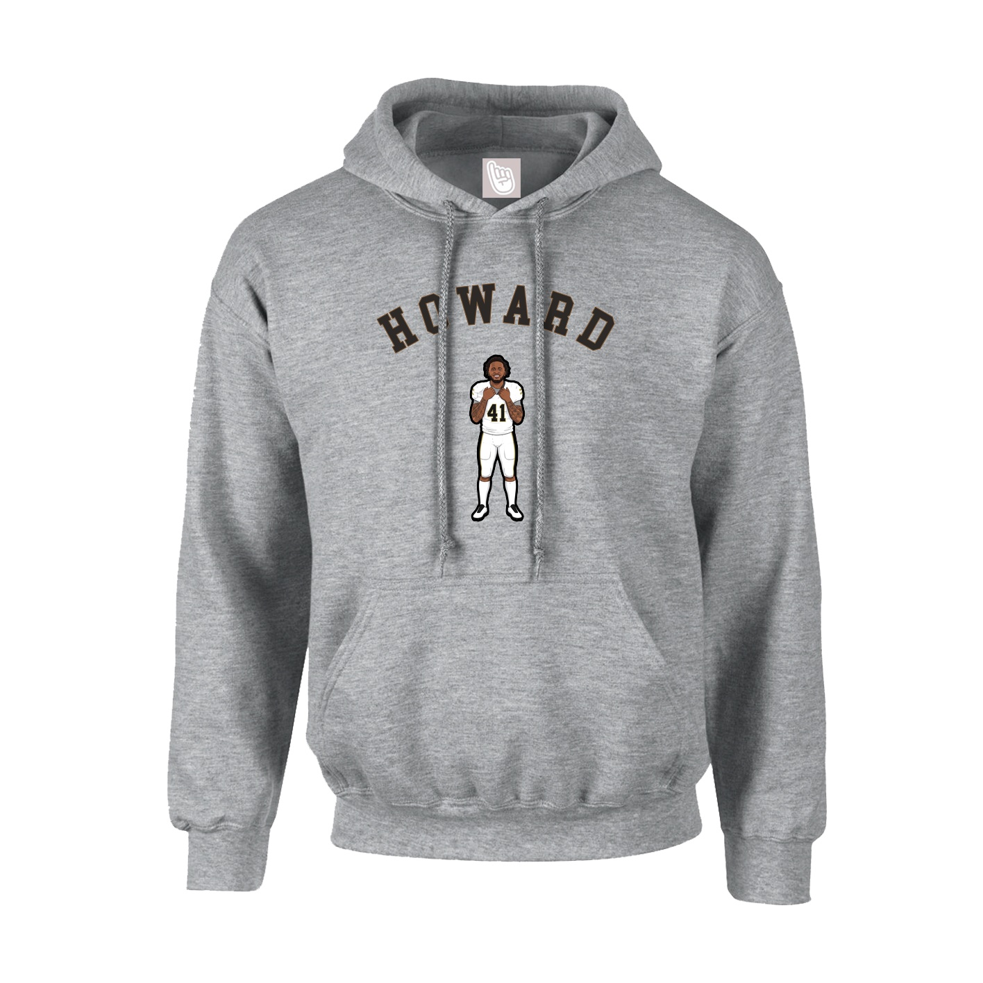 Youth Hoodie — Shirsey Arch in Grey