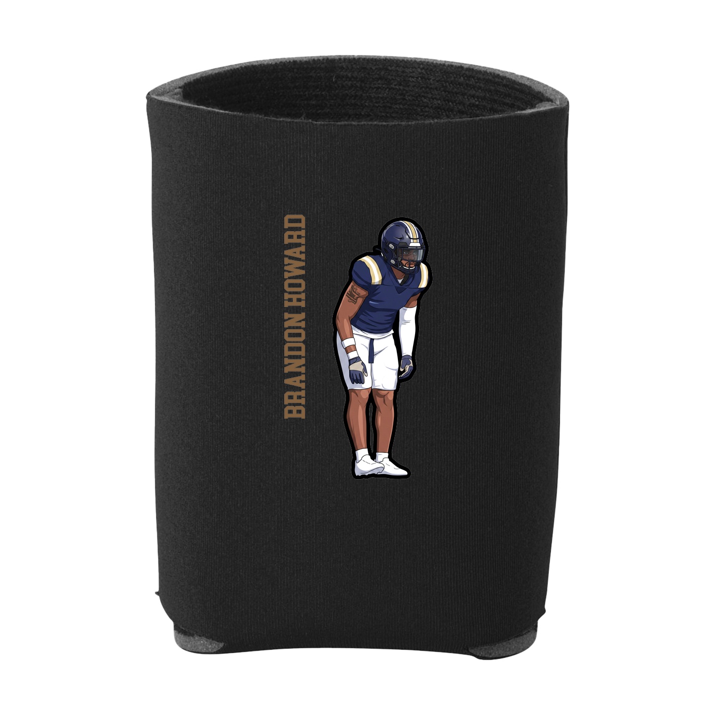 Can Holder — Name Vertical in Black