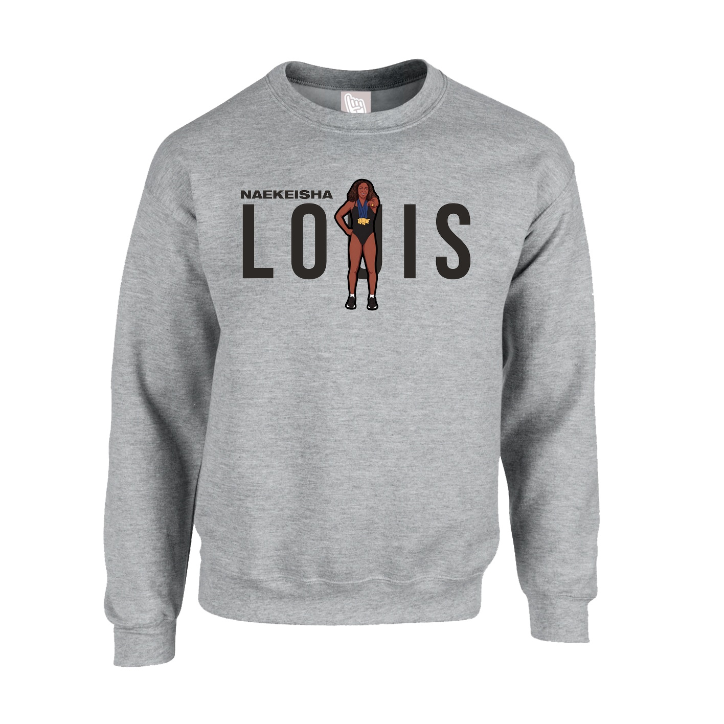 Fleece Crew — Player Name in Grey