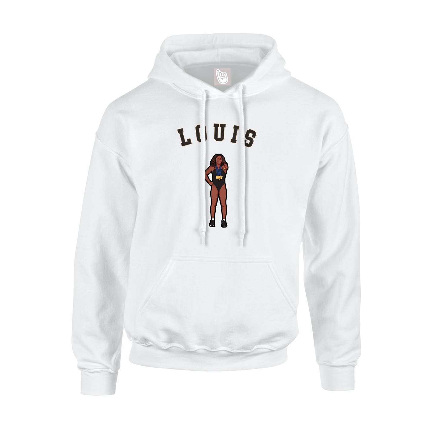 Hoodie — Shirsey Arch in White