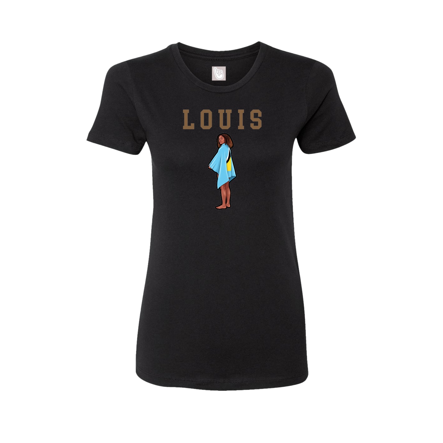 Fitted Women's Tee — Shirsey in Black