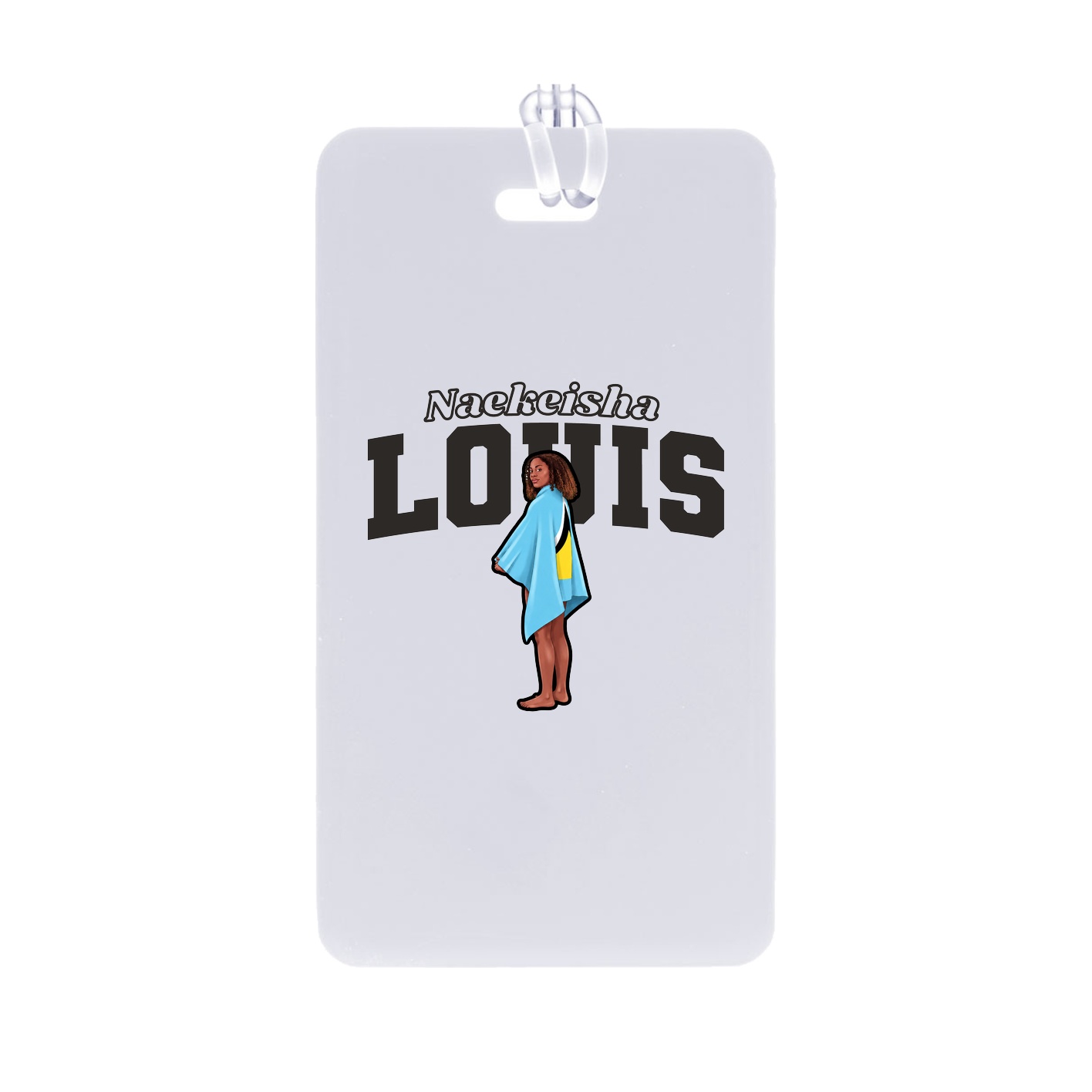 Bag Tag — Name Arch in Classic