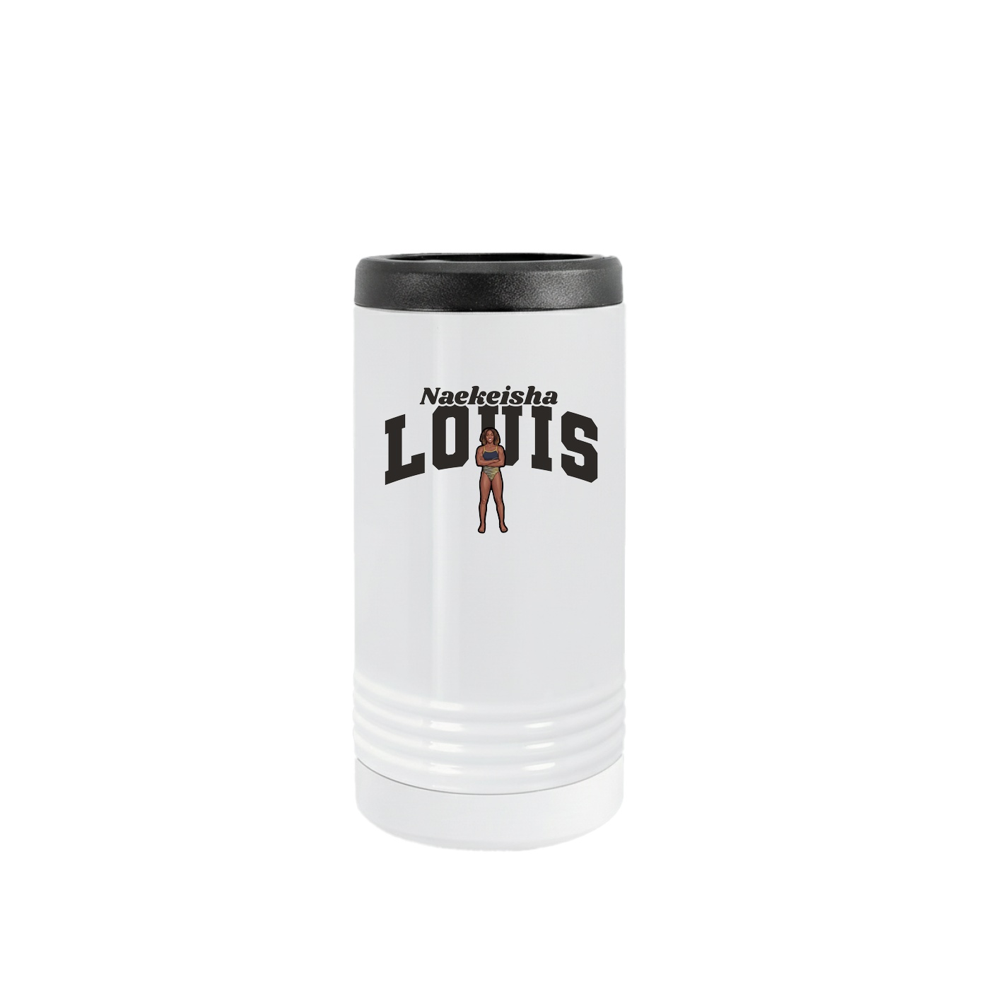 Slim Beverage Holder — Signature Arch in White