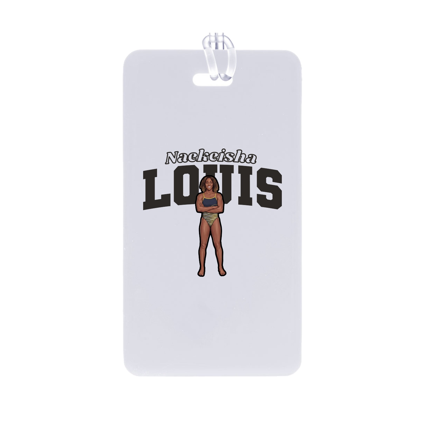 Bag Tag — Name Arch in Classic