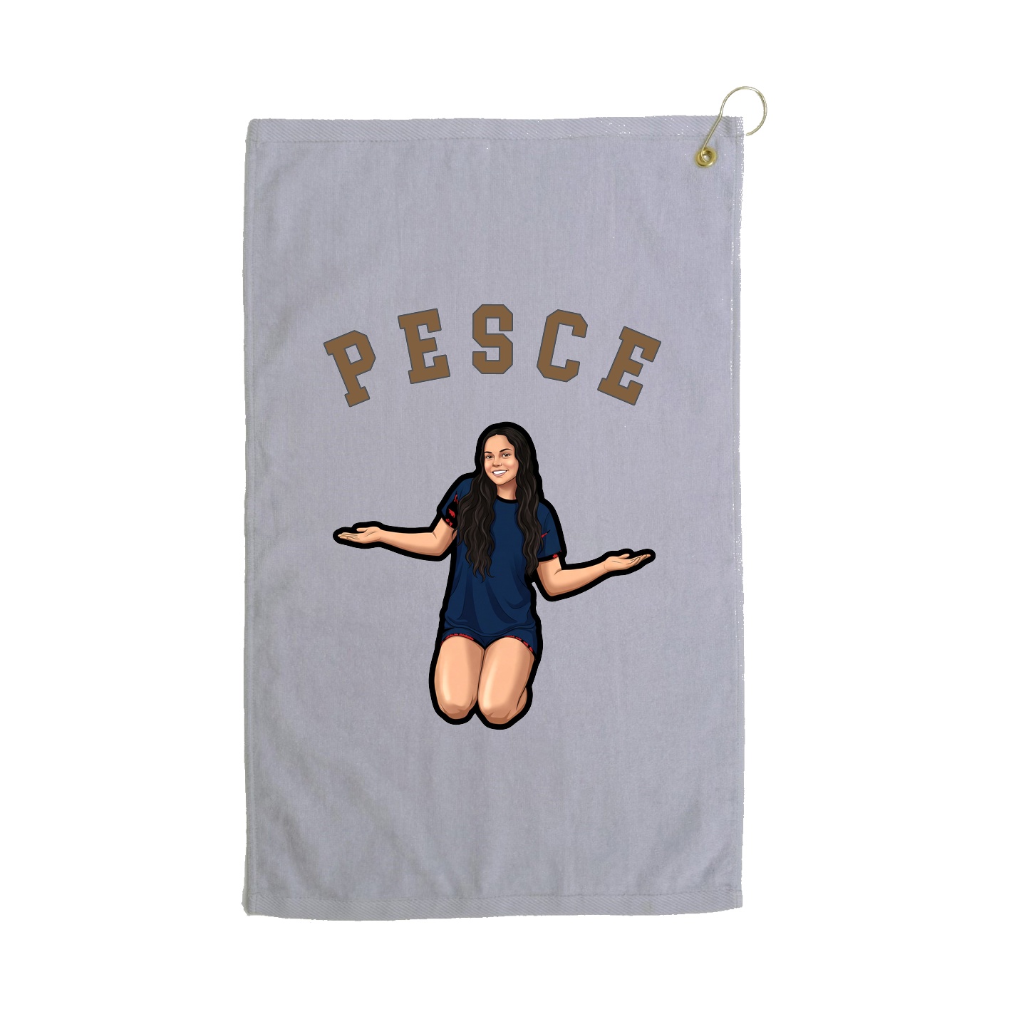 Golf Towel — Shirsey Arch in Grey