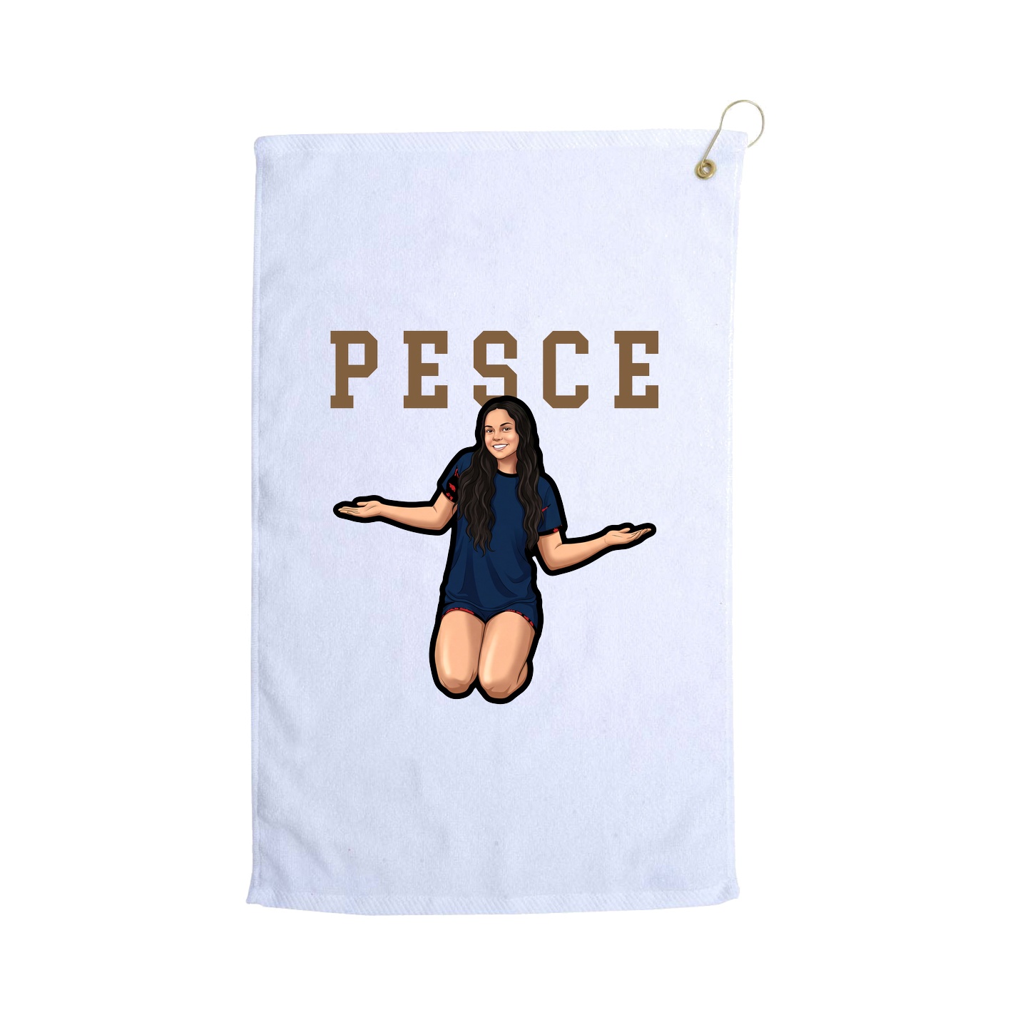 Golf Towel — Shirsey in White