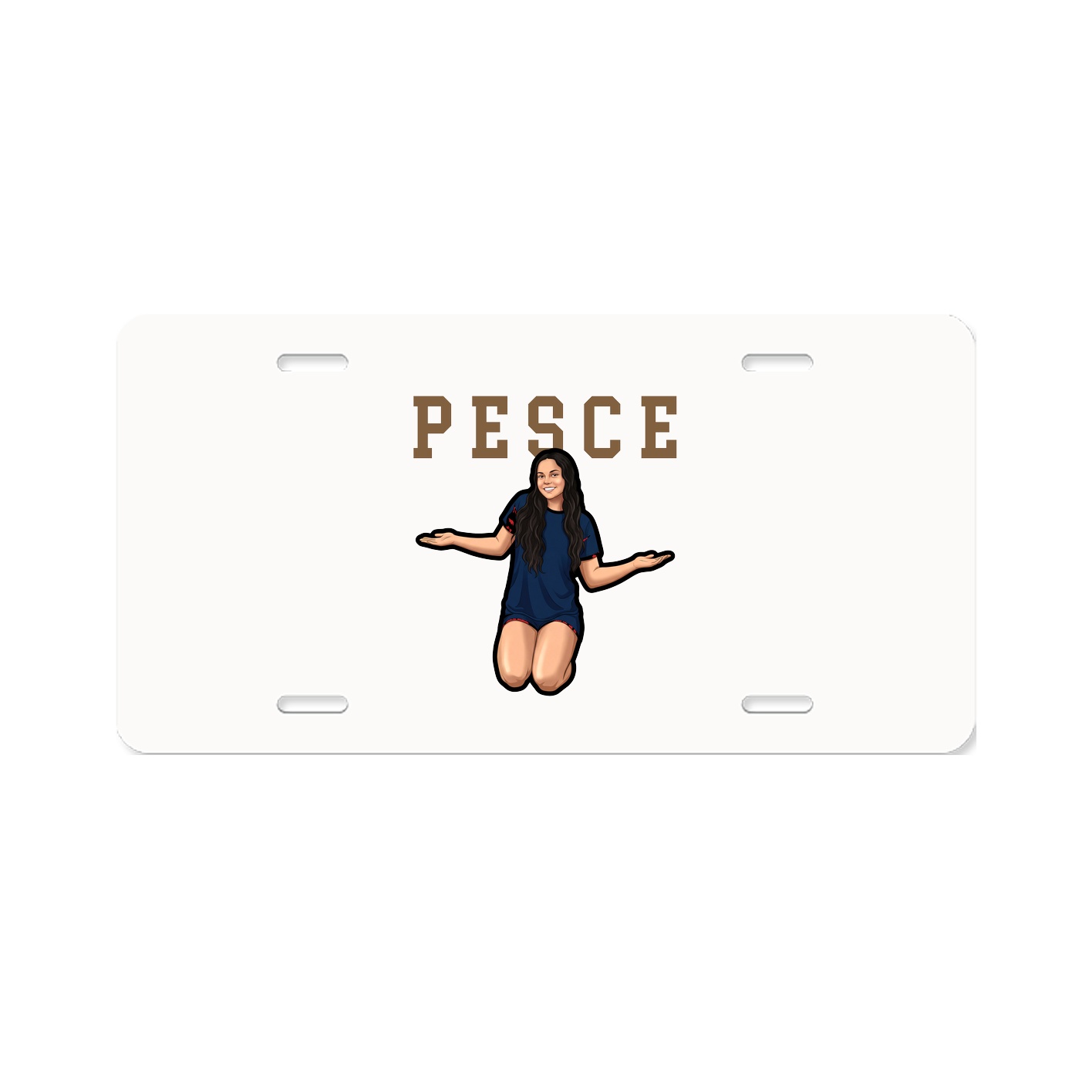 License Plate — Shirsey in Classic