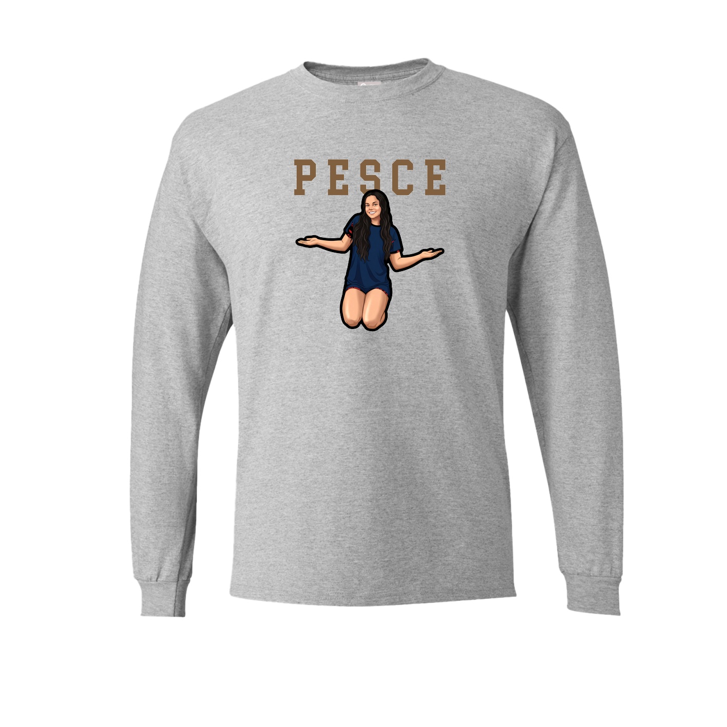 Long Sleeve Tee — Shirsey in Grey