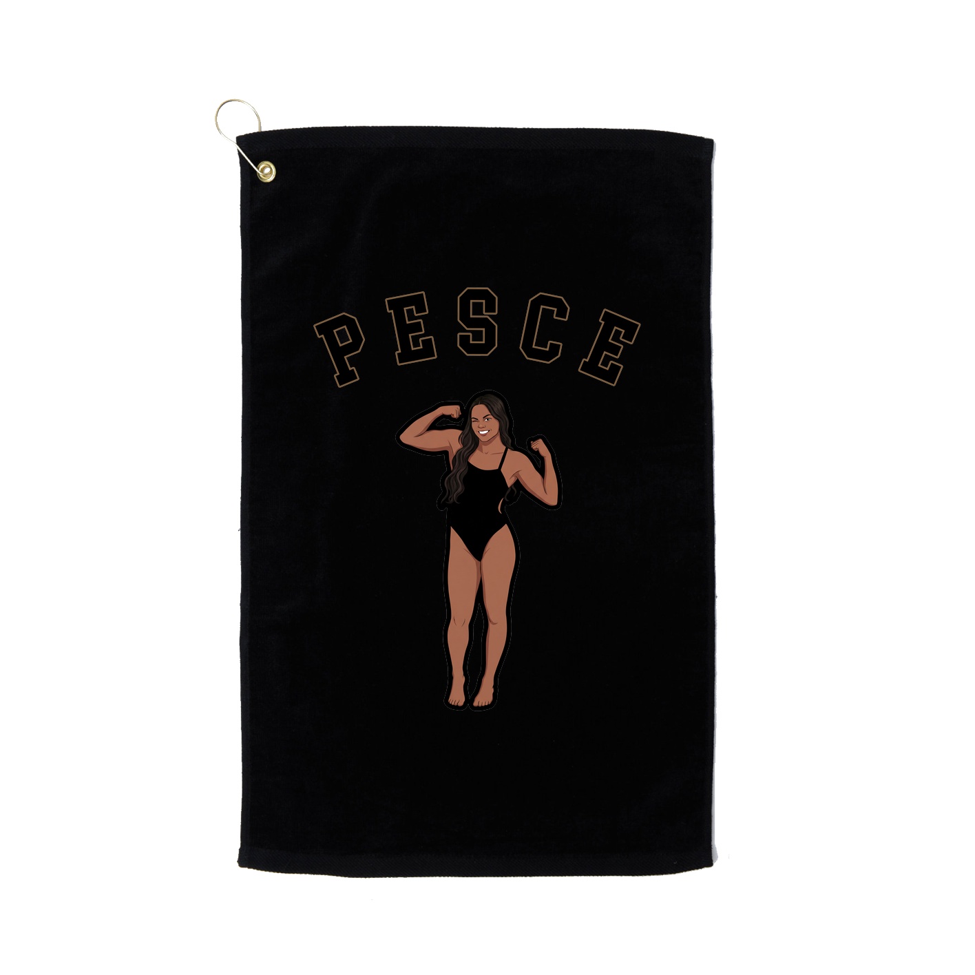 Golf Towel — Shirsey Arch in Black