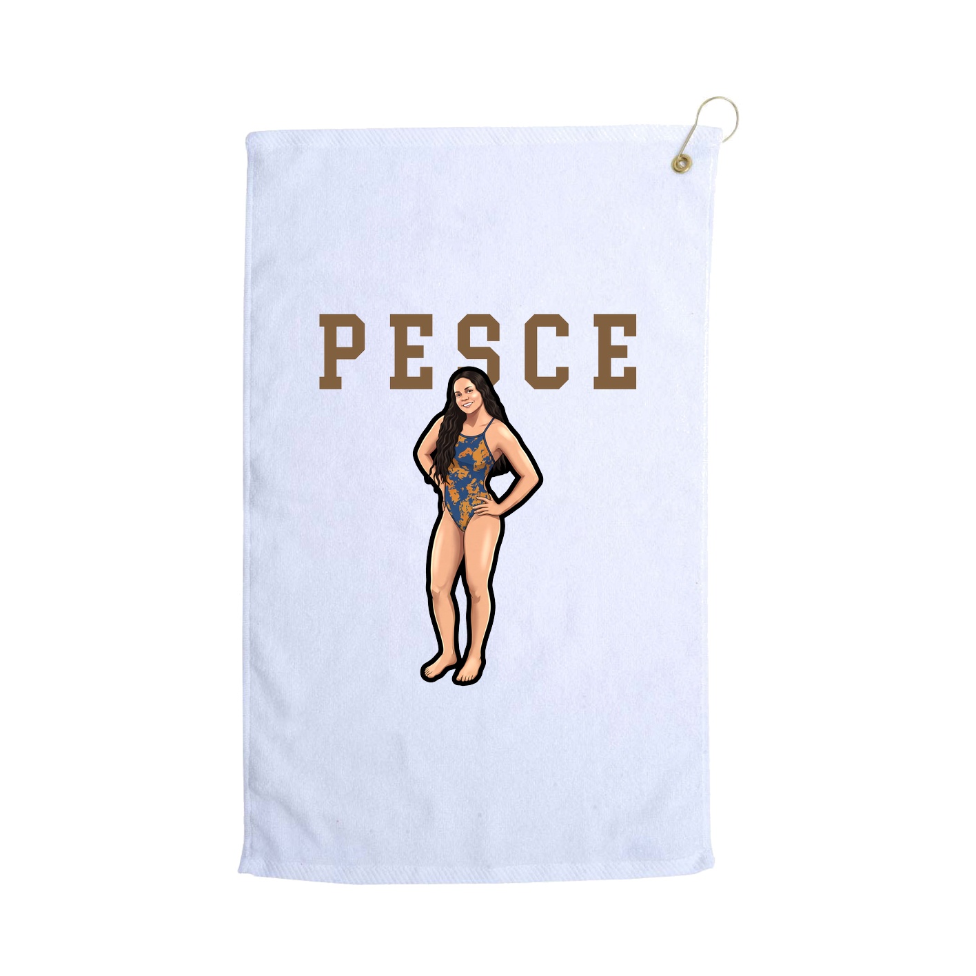 Golf Towel — Shirsey in White
