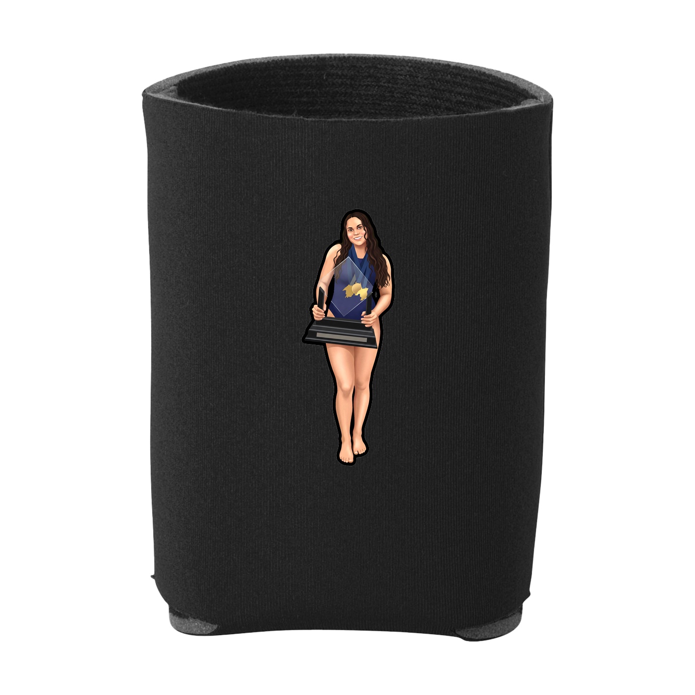 Can Holder — Name Vertical in Black