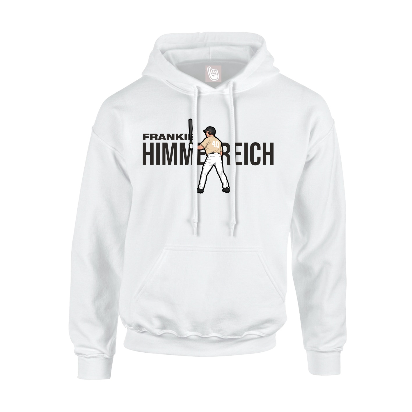 Youth Hoodie — Player Name in White
