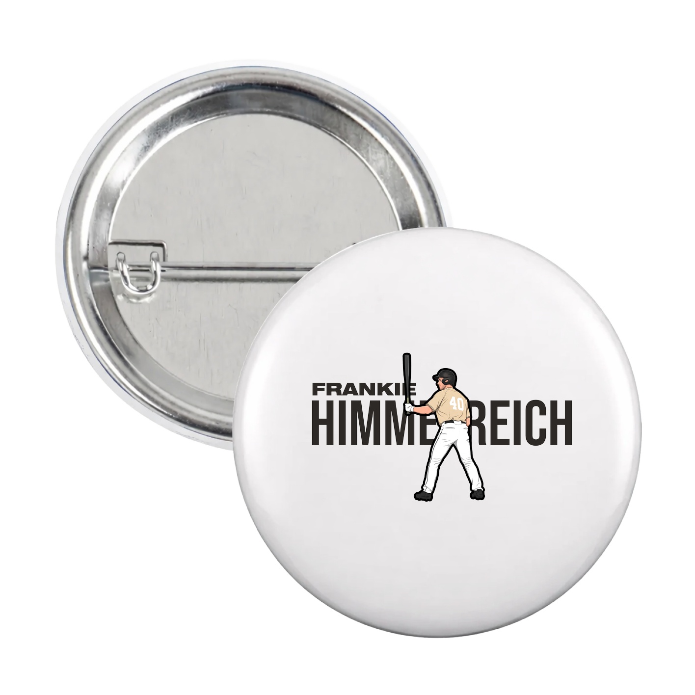 Game Day Button — Player Name in White