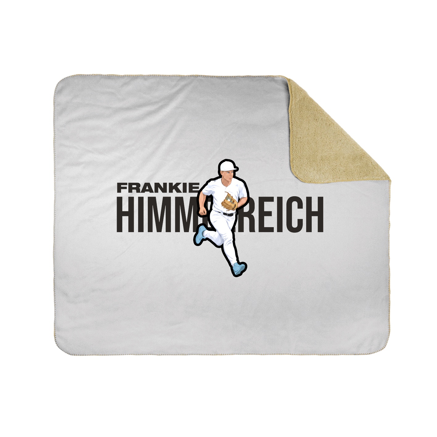 Throw Blanket — Player Name in White