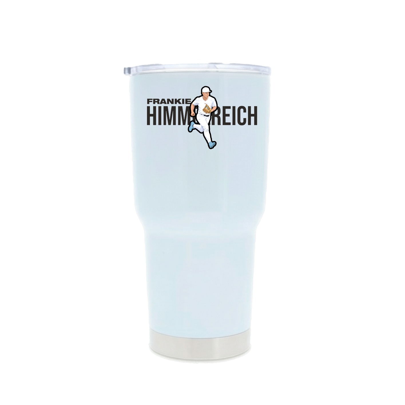 30oz Stainless Steel Tumbler — Player Name in White