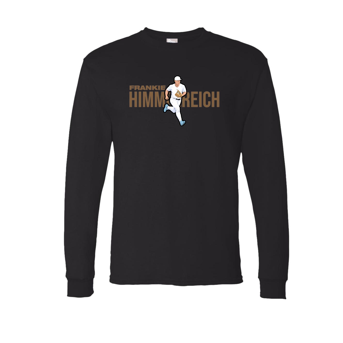 Long Sleeve Tee — Player Name in Black