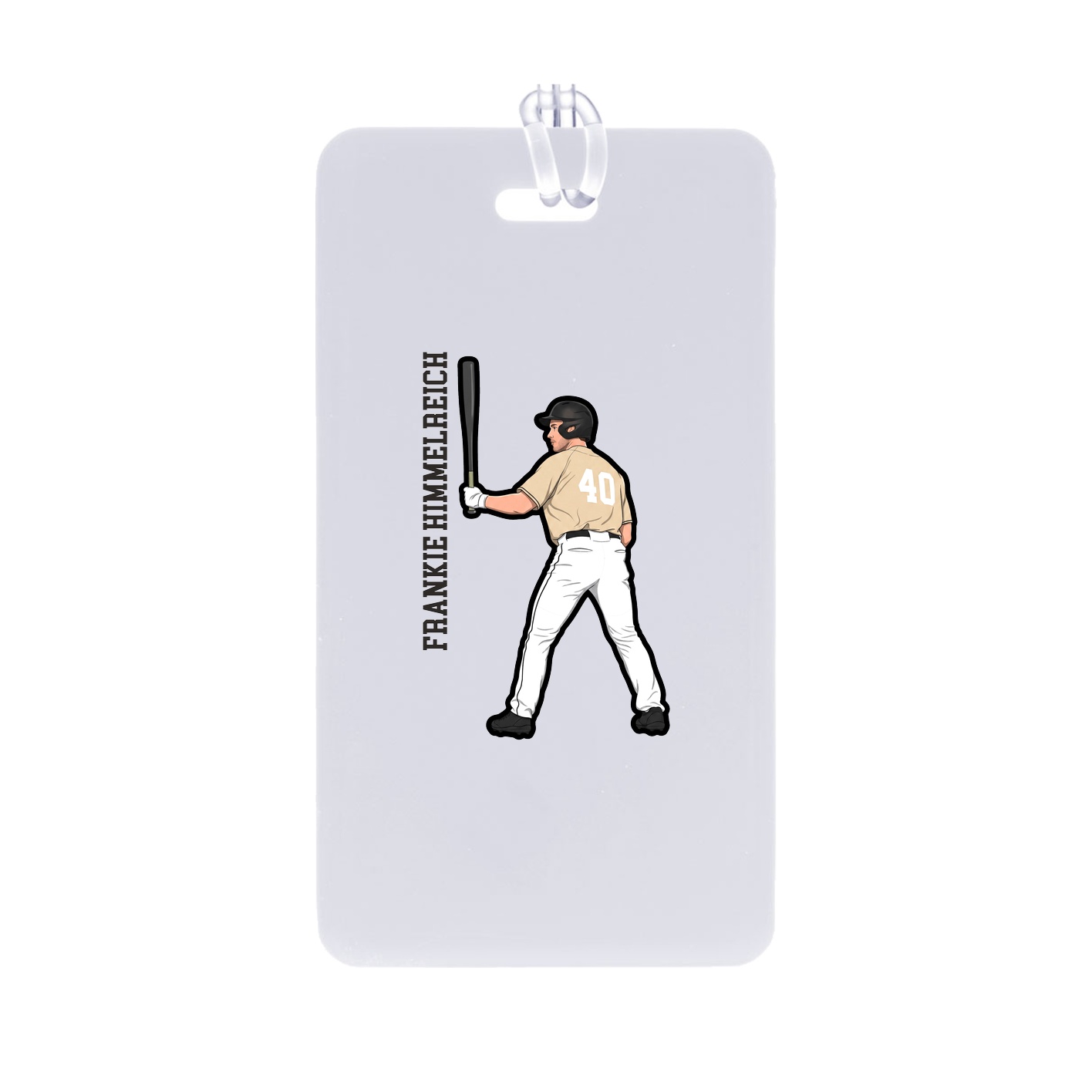 Bag Tag — Name Vertical in Classic