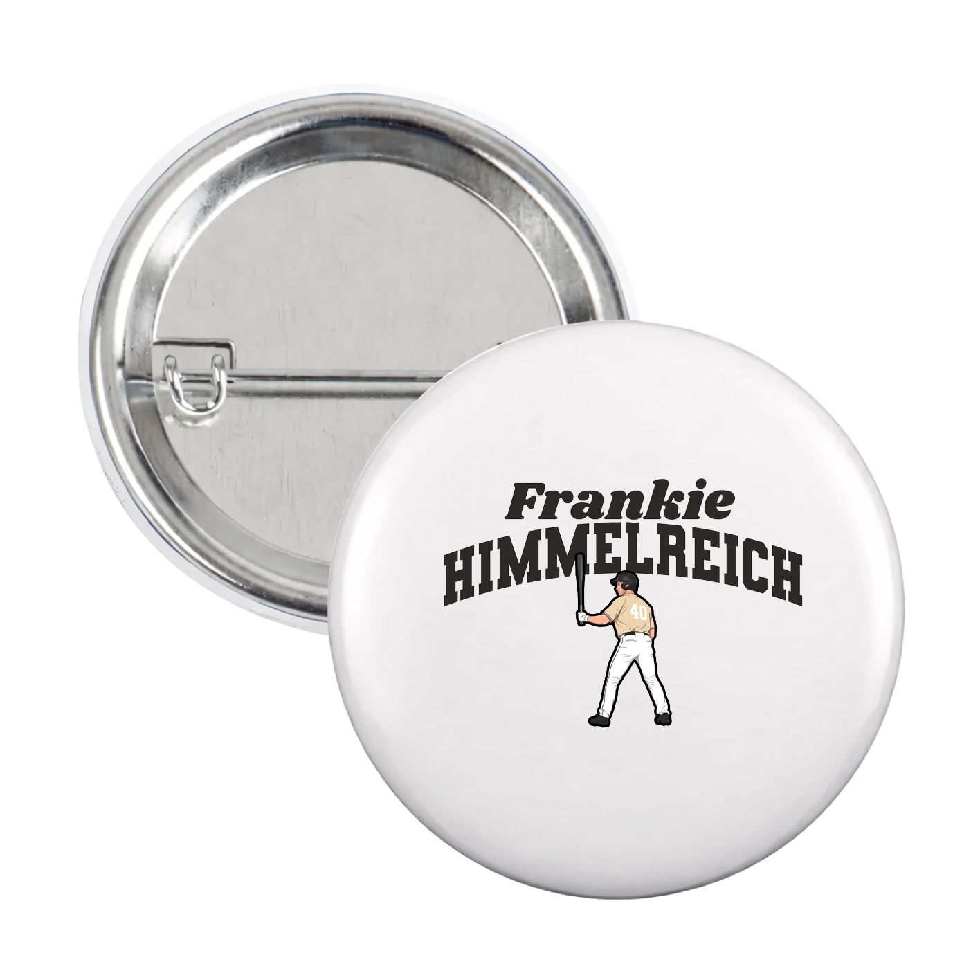 Game Day Button — Signature Arch in White