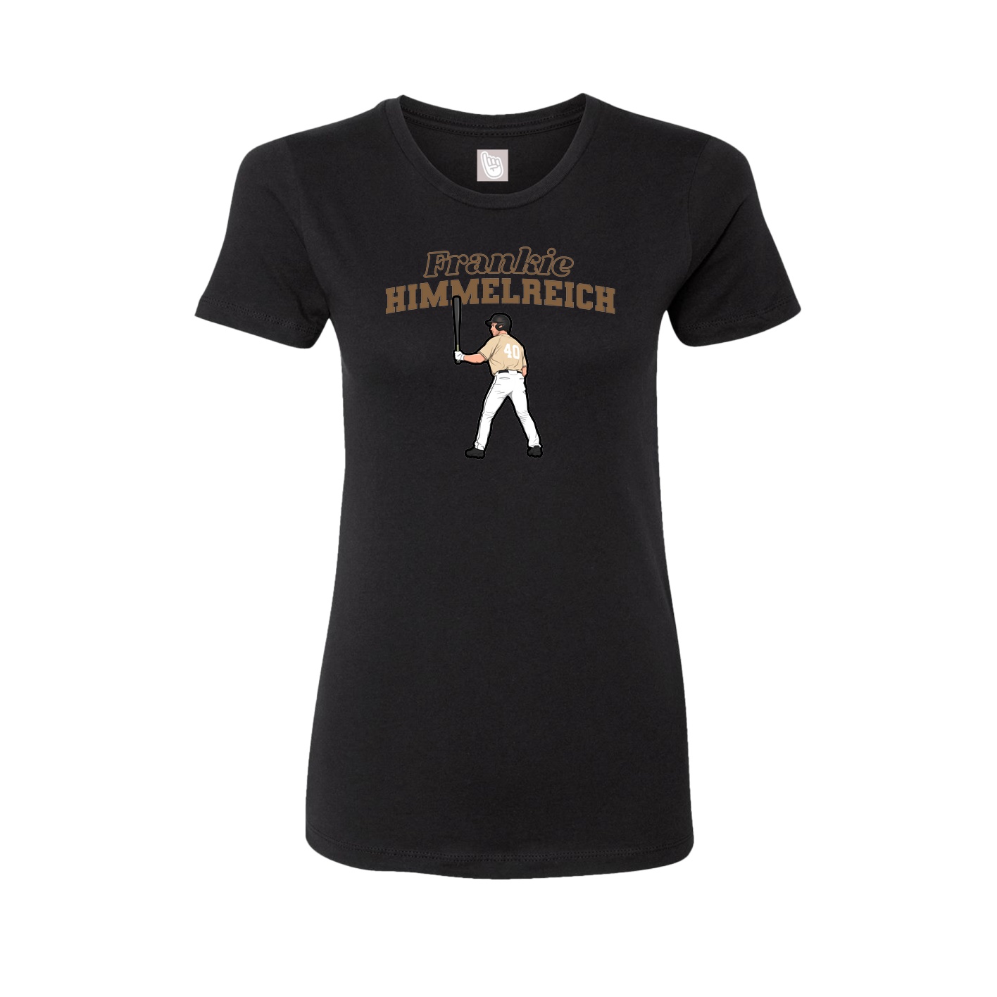 Womens Tee — Name Arch in Black