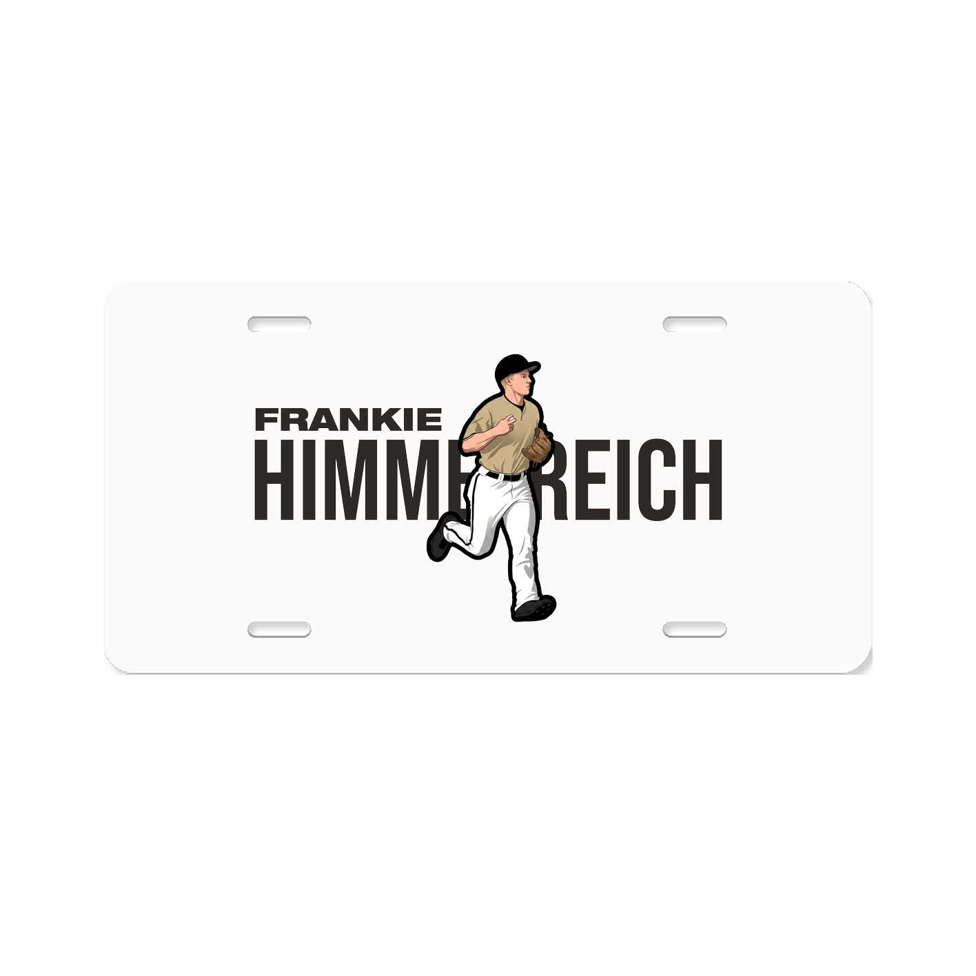 License Plate — Player Name in Classic