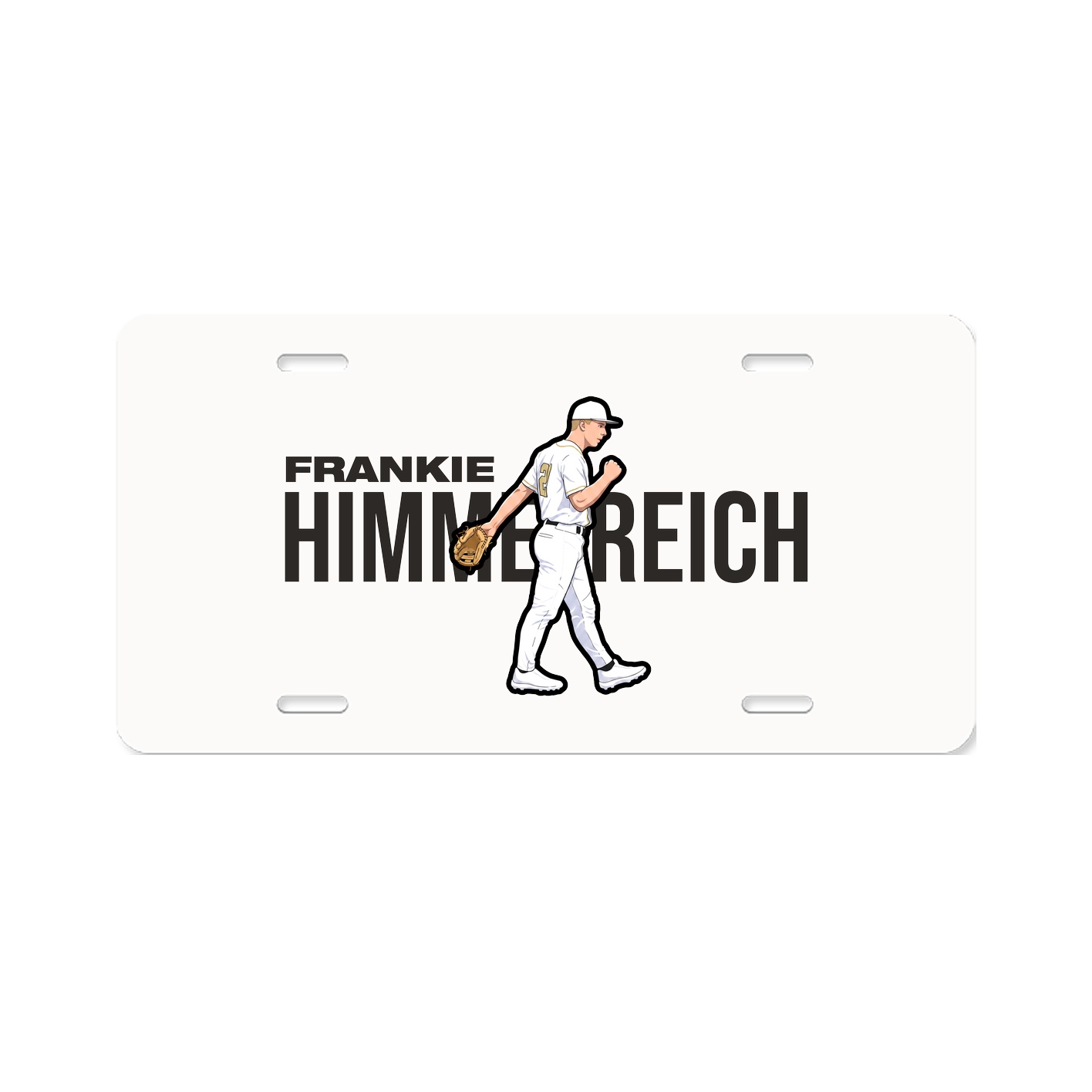 License Plate — Player Name in Classic