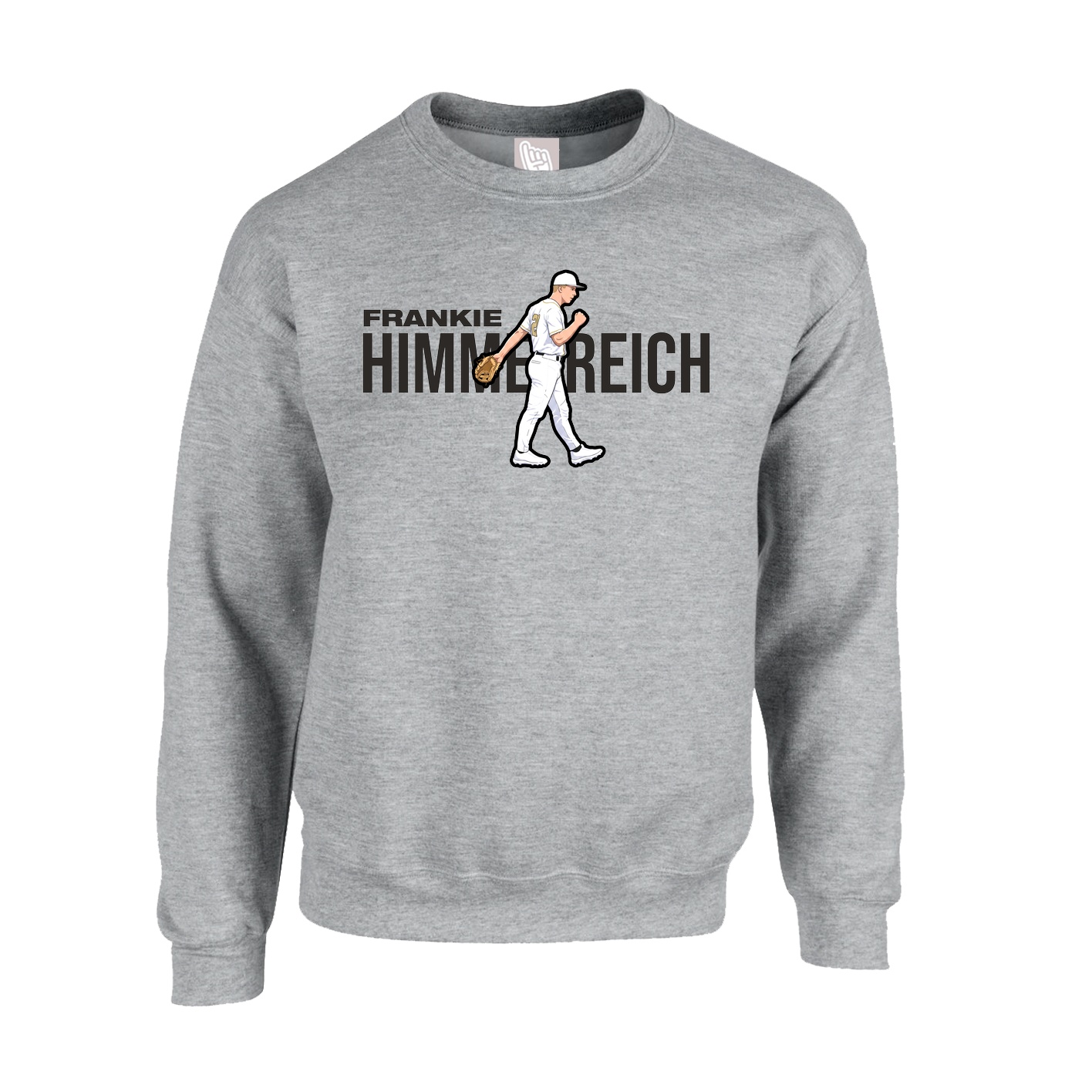 Fleece Crew — Player Name in Grey