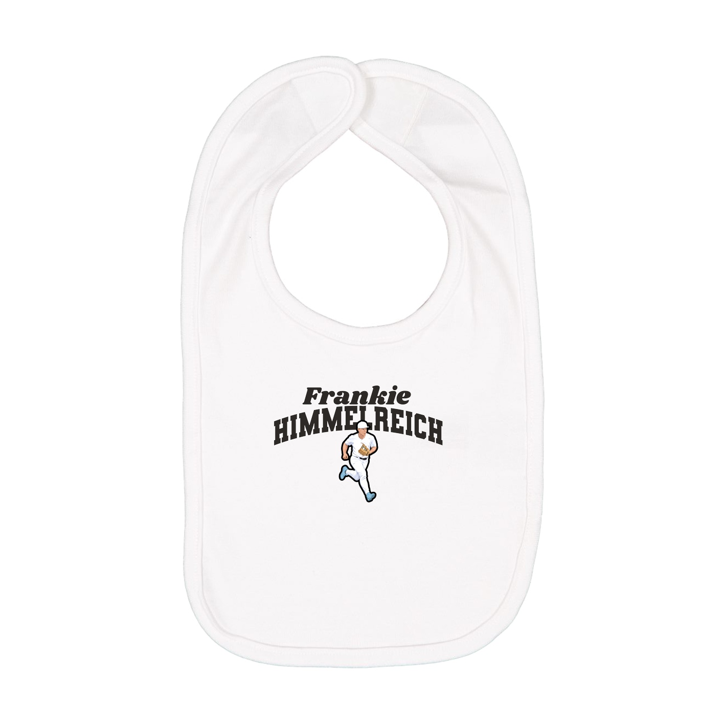 Infant Bib — Signature Arch in White