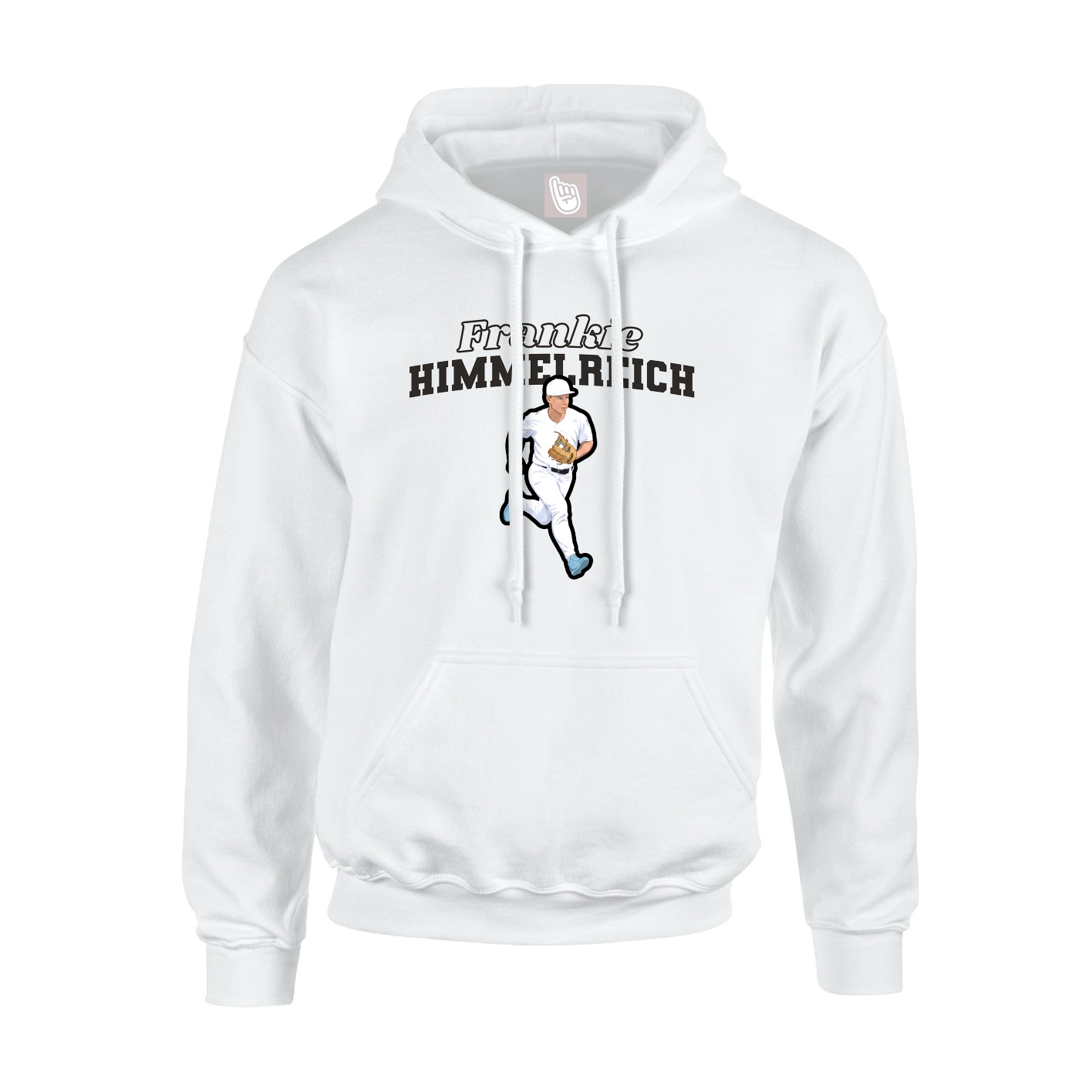 Hoodie — Name Arch in White