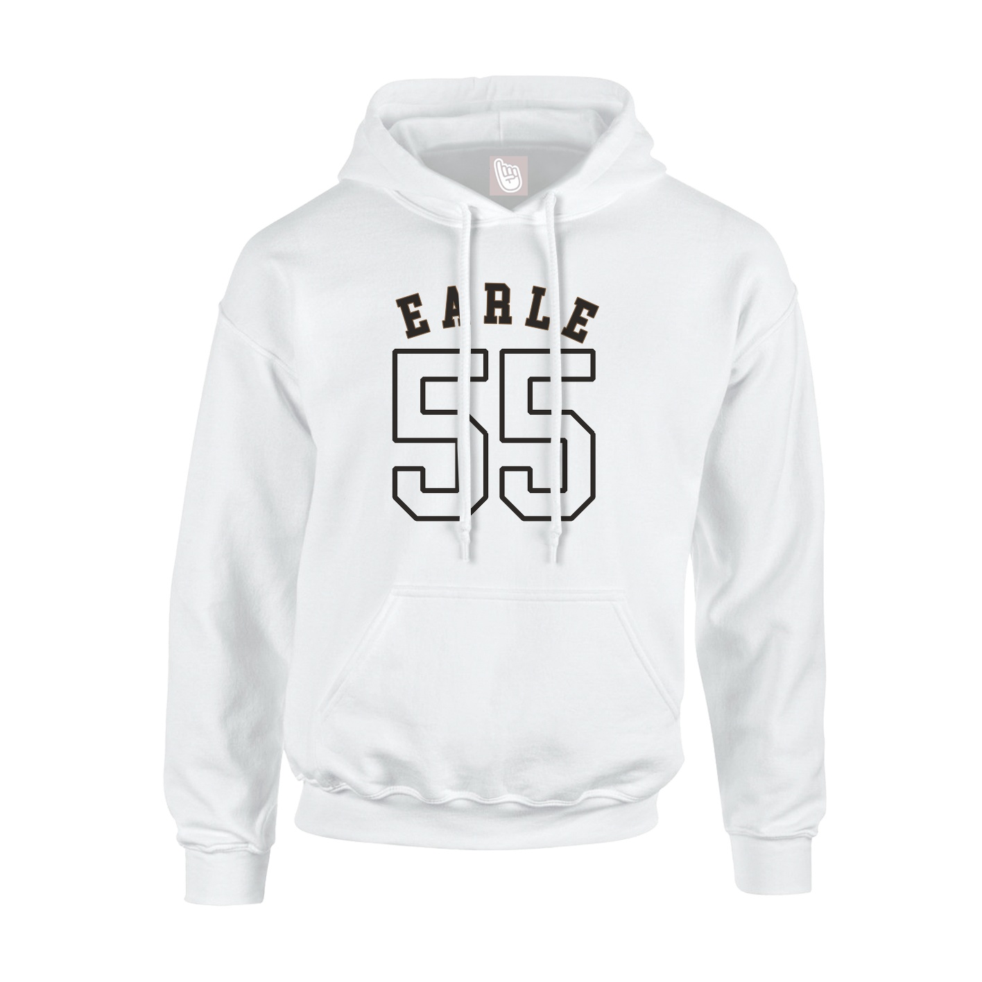 Hoodie — Shirsey Arch in White