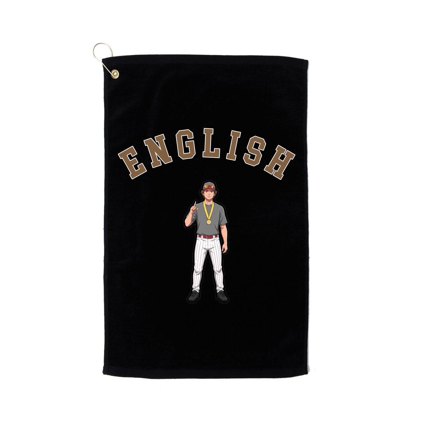 Golf Towel — Shirsey Arch in Black